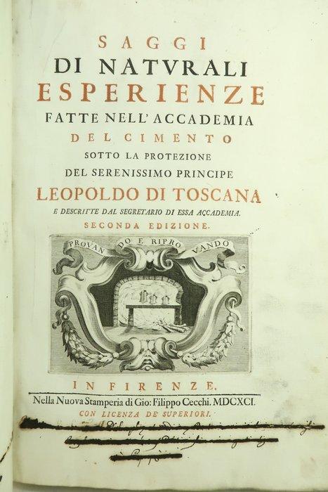[Florence ; Accademia del Cimento] ; Lorenzo Magalotti -, Antiek en Kunst, Antiek | Boeken en Manuscripten