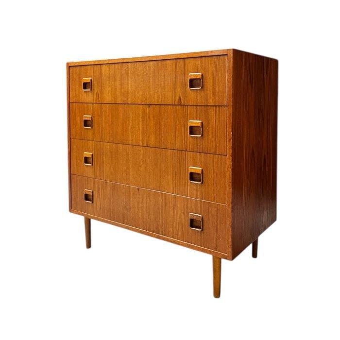 Ladekast - Teak - Middeleeuwse commode, Antiek en Kunst, Kunst | Designobjecten