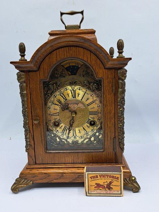 Horloge de bureau - Warmink - - Chêne - 1960-1970 - Grande, Antiquités & Art, Antiquités | Horloges