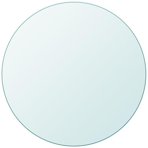 vidaXL Tafelblad van gehard glas 600 mm rond, Huis en Inrichting, Tafelonderdelen, Nieuw, Verzenden