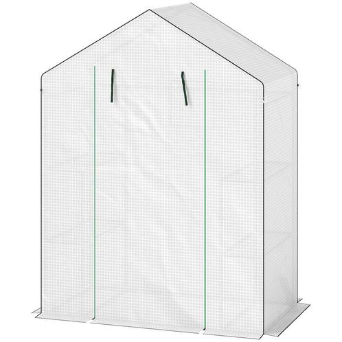 TRUUSK Stalen Tomatenkas 143 x 74 x 190 cm - Roldeur en Vens, Tuin en Terras, Kassen, Verzenden