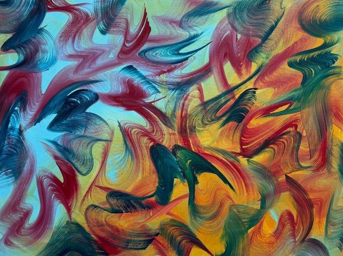 Luise Konstantin - Bloom - XL, Antiek en Kunst, Kunst | Schilderijen | Modern