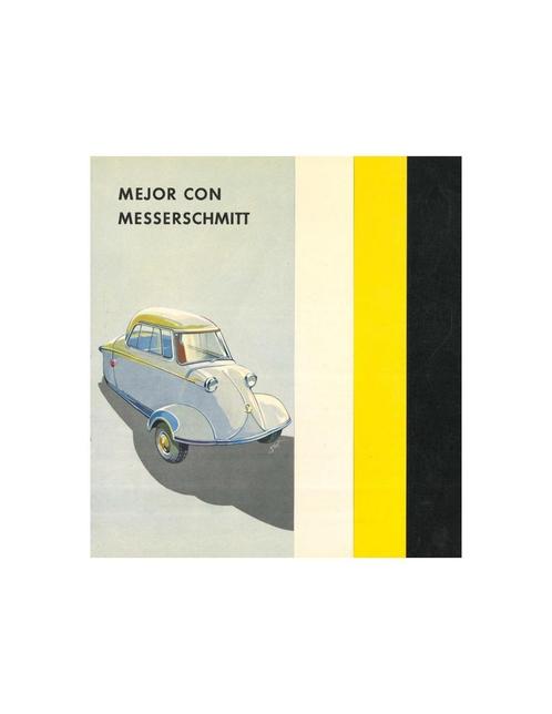 1955 MESSERSCHMITT KR 200 BROCHURE SPAANS, Boeken, Auto's | Folders en Tijdschriften