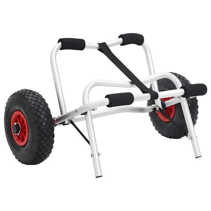 vidaXL Kajaktrolley inklapbaar 45 kg aluminium, Watersport en Boten, Bootonderdelen, Nieuw, Verzenden