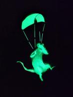 Fictional World (1980) - Banksy´s Parachuting Rat (Glowing)