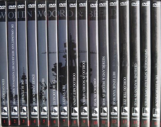 WWII in Woord & Beeld - DE TWEEDE WERELDOORLOG -16 DVD BOX -, Cd's en Dvd's, Dvd's | Tv en Series, Verzenden