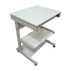 Uitschuifbare verrijdbare tafel 3 verdiepingen grijs met, Ophalen of Verzenden