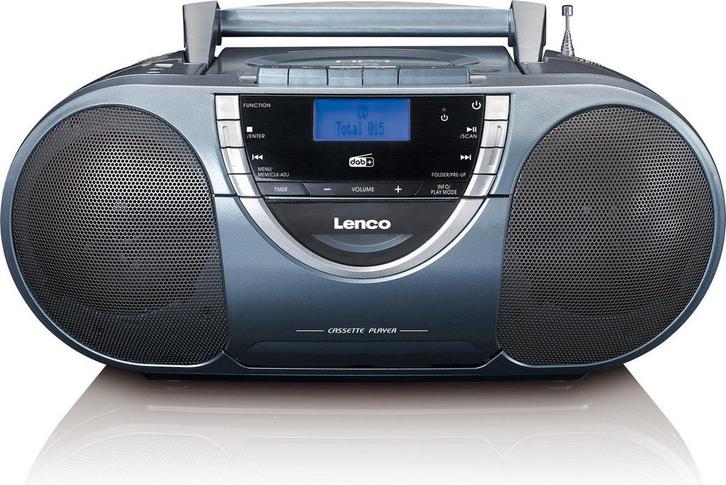 Draagbare radio - Boombox - CD Speler - Grijs - Lenco - SCD-, Audio, Tv en Foto, Luidsprekerboxen, Nieuw, Verzenden