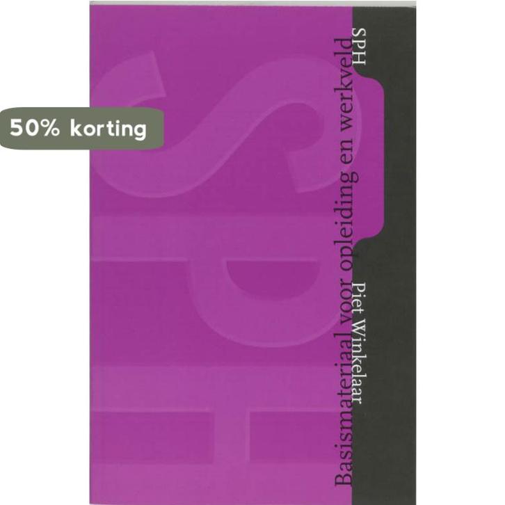 SPH BASISMATERIAAL OPL WERKVELD DR 3 9789066654990, Boeken, Politiek en Maatschappij, Zo goed als nieuw, Verzenden