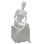 *TIP*  Faceless etalagepop dame wit zittend merk Gruppo Cor