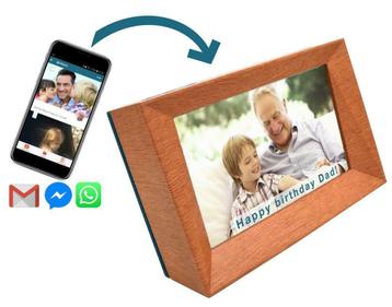 Digitale fotolijst voor Ouderen - WiFi en 4G - Prachtig Kado beschikbaar voor biedingen