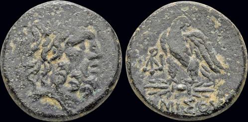 Ca 85-65bc Pontos Amisos Time of Mitradates Vi Ae20 eagle..., Postzegels en Munten, Munten en Bankbiljetten | Verzamelingen, Verzenden