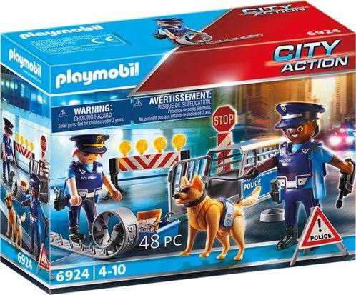 PLAYMOBIL City Action Politiewegversperring - 6924, Kinderen en Baby's, Speelgoed | Duplo en Lego, Nieuw, Verzenden