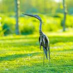 sculptuur, Purper reiger - 630 mm - Metaal