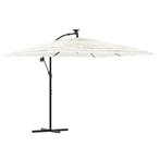 Grote Parasol Wit | Tweede Kansje | OP = OP, Tuin en Terras, Verzenden, Nieuw