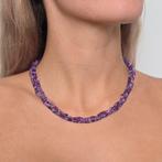 Torchon met 5 draden fluoriet in meerdere kleuren, paars met, Collections