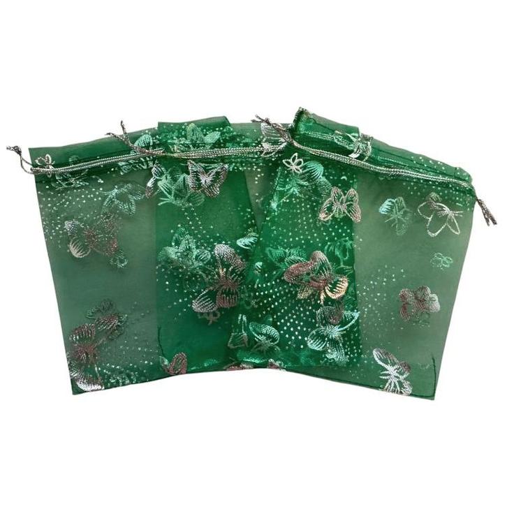 Fako Bijoux - Organza Zakjes - 10x12 cm - Feestzakjes -, Diversen, Cadeauverpakkingen, Verzenden