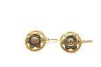 Boucles doreilles - 19,2 carats Or jaune - diamants, Nieuw