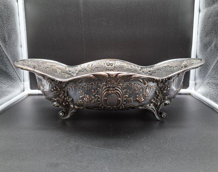 Cardeilhac - Jardinière - Stijl Rococo - Koper met zilveren, Antiek en Kunst, Antiek | Overige Antiek