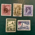 Liechtenstein 1952 - Volledige jaargang met kasteel Vaduz -, Gestempeld