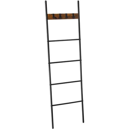 Handdoekladder -  - Industriële vintage stijl - Bruinzwart, Huis en Inrichting, Woonaccessoires | Kapstokken, Nieuw, Ophalen of Verzenden