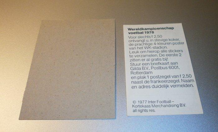 Monty Gum & Kortekaas - WC Argentina 78 - 2 Sticker -, Verzamelen, Stickers