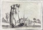 Stefano Della Bella (1610-1664) - Paesana con bambino sulle