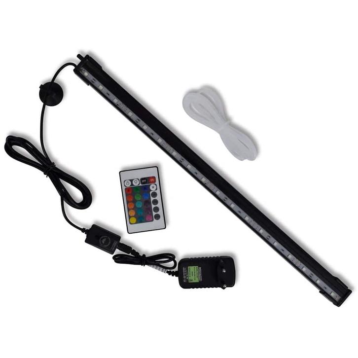 vidaXL LED-aquariumlamp met bubbels RGB 48 cm, Animaux & Accessoires, Poissons | Aquariums & Accessoires, Envoi
