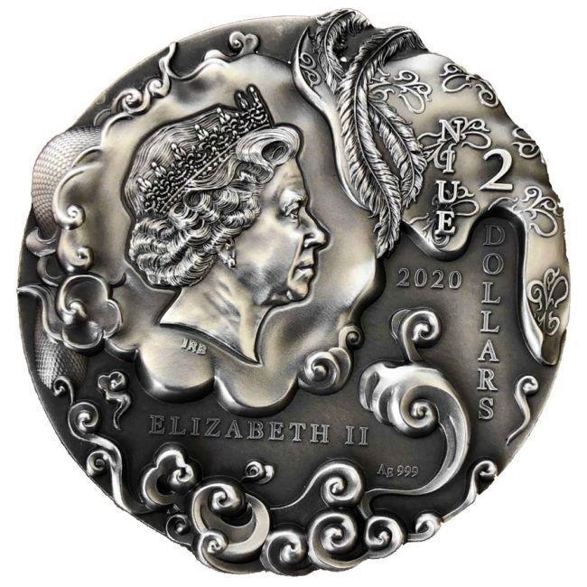 Niue. 2 Dollars 2020 2 oz Sun Wukong Journey To The West, Postzegels en Munten, Edelmetalen en Baren