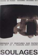 Pierre Soulages (1919-2022) - Bronzes et peintures : FIAC 77, Antiek en Kunst