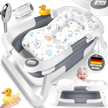 Babybadje met thermometer - zacht badkussen en afvoer - beschikbaar voor biedingen