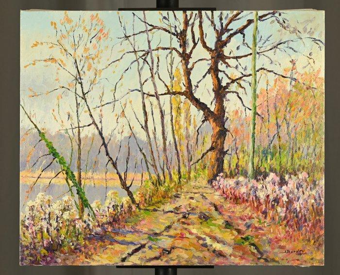 Jean-Pierre Bordry (1934) - La Villetertre, Antiek en Kunst, Kunst | Schilderijen | Klassiek