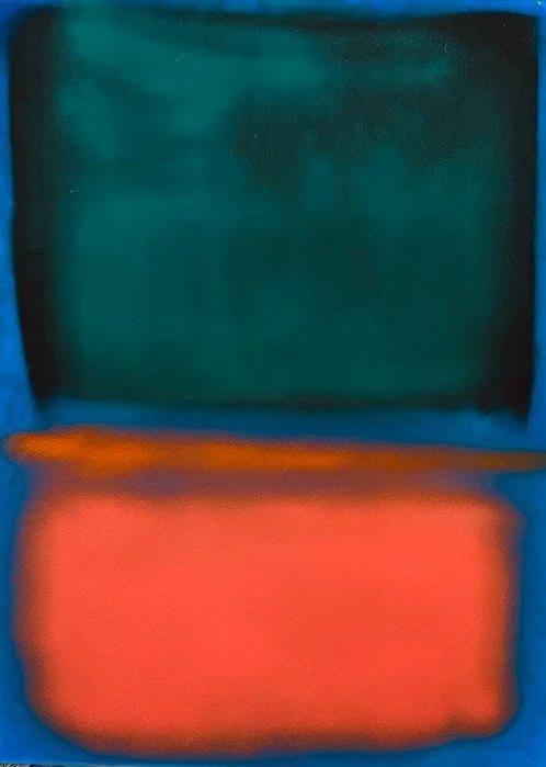 Anton Kaestner - #132 -  Hommage à Rothko Green 55, Antiek en Kunst, Kunst | Schilderijen | Modern