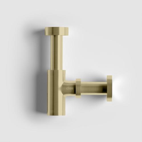 Fonteinsifon Clou MiniSuk Goud Geborsteld PVD, Doe-het-zelf en Bouw, Sanitair, Overige typen, Nieuw, Ophalen of Verzenden