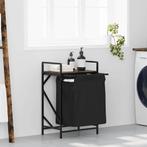 vidaXL Wasmand 1 vak met plank gerookt eikenkleurig, Huis en Inrichting, Verzenden, Nieuw