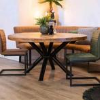Eettafel mangohout diameter 150 rond, Huis en Inrichting, Nieuw, 100 tot 150 cm, 100 tot 150 cm, Rond