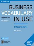 Business Vocabulary in Use - Int with answers and enhanced e, Boeken, Verzenden, Gelezen, Bill Mascull