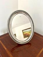 Spiegel- Antieke ovale spiegel - .800 zilver