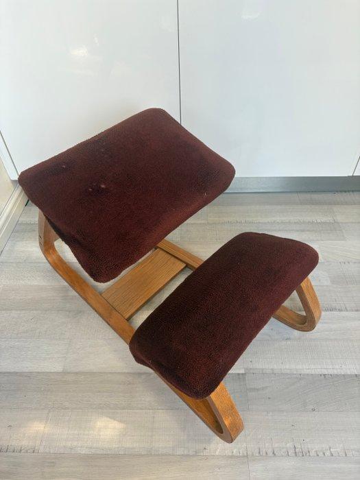 Kruk - Hout - Ergonomische kniestoel, Antiek en Kunst, Kunst | Designobjecten
