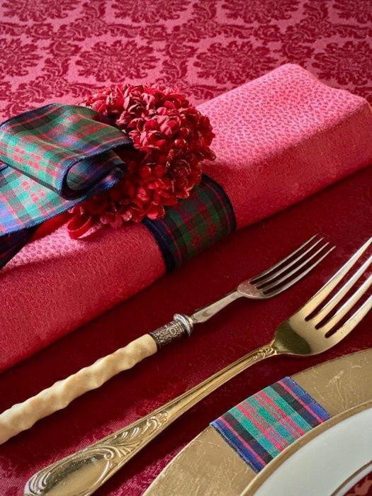 Tafelkleed voor grote tafels, klassieke damast. - Tafelkleed, Antiek en Kunst, Curiosa en Brocante