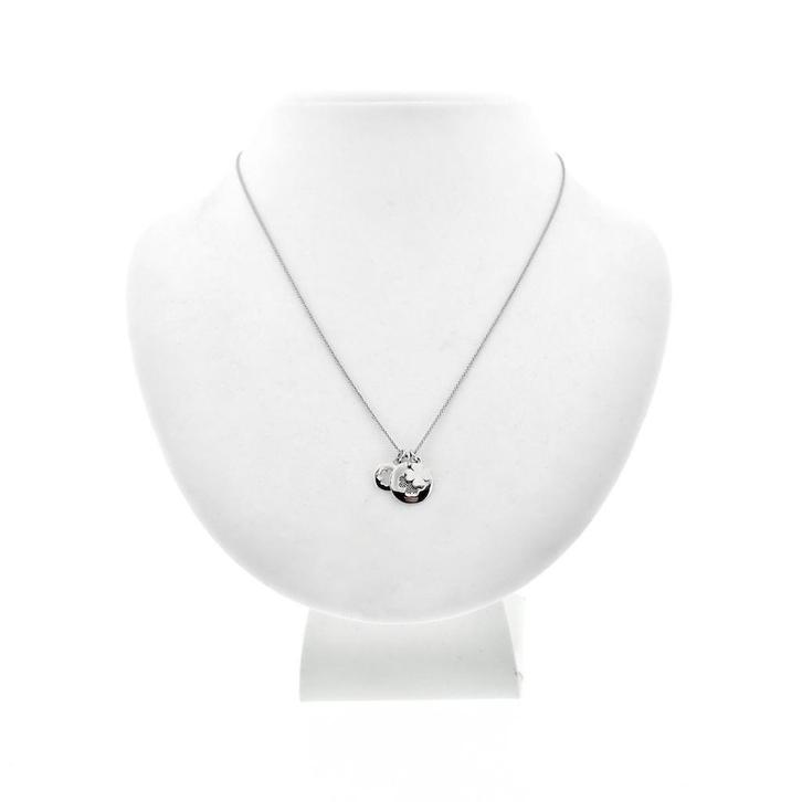 9 karaat ketting met klavertjevier hanger; Guido Maria Kr..., Bijoux, Sacs & Beauté, Colliers, Enlèvement ou Envoi