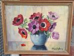 Hubert Schallenberg (1883-1981) - Pot klaprozen, Antiek en Kunst