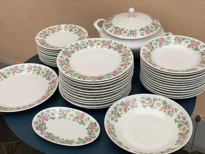 Richard Ginori - Tafelservies voor 12 (38) - Porselein, Antiek en Kunst, Antiek | Meubels | Tafels