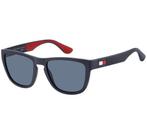 Tommy Hilfiger TH 1557/S Heren Zonnebril Blauw/Rood, Handtassen en Accessoires, Verzenden, Nieuw