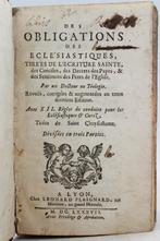 Des obligations des ecclésiastiques - 1687
