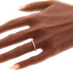 Zonder minimumprijs - Ring - 18 karaat Witgoud - Diamant -