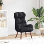 vidaXL Ontspanningsstoel Zwart 69 x 74 x 93 cm Kunstleer, Huis en Inrichting, Fauteuils, Verzenden, Nieuw