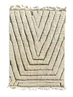 Moroccan Beni Ouarain Berber Wool Rug – Handwoven Atlas -