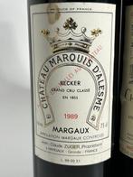 1989 Château Marquis dAlesme Becker, 1986 Château La, Nieuw