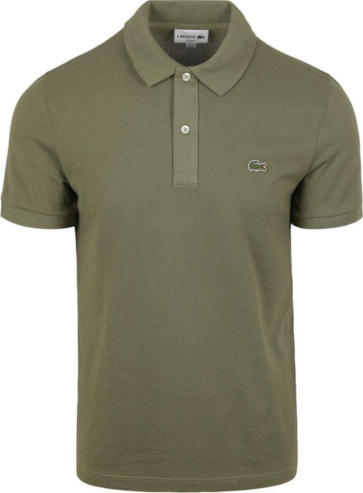 Lacoste Poloshirt Pique Olijfgroen maat Maat 48/50 (M) Heren, Kleding | Heren, Polo's, Groen, Nieuw, Maat 48/50 (M), Verzenden